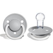 Resim Bibs De Lux Silikon Emzik 0-36 Ay Cloud Night Çok Renkli 