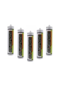 Resim 5 Adet Beyaz Silikonize Mastik 