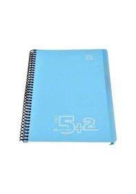 Resim Gıpta Bx Notes Defter Spiralli Plastik Kapak A4 180 Yaprak 5+2 Seperatörlü 
