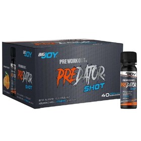 Resim BigJoy Sports Predator Shot 60 ml 20'li 40 servis 