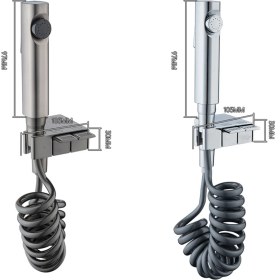 Resim Journeyman1 Çok Fonksiyonlu Tuvalet Bide Duş Bataryası El Bide Tuvalet Püskürtme Seti Prinç Musluk Soğuk Su Tuvalet -C (Yurt Dışından) 