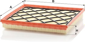 Resim Mann Filter Hava Filtresi C 27 107 (Opel) 