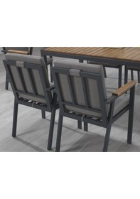 Resim Regal 6 Lı Yemek Takımı Mınderli Camlı Kapıcıno Antrasit 