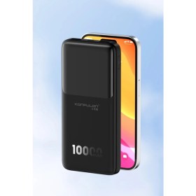 Resim İlkyaz Fashion Konfulon A35 10.000 Mah 15W Mini Powerbank - Siyah 