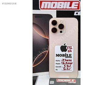 Resim Apple iPhone 16 Pro Max İkinci El YD | 512 GB | Çöl Titanyum 