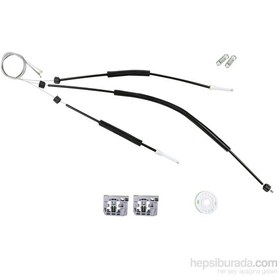 Resim VW Touran MK1 1T1 1T2 1T3 2003-15 1T1837461 1T1837462 İçin Ön Sağ veya Sol Kapı Cam Kriko Tamir Seti 