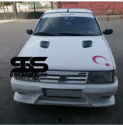 Resim Fiat Tempra Uyumlu Piano Black Kaput Üstü Havalandırma Izgarası (01) (Sts Oto Aksesuar) 