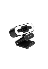 Resim Havit Hv-hn24g Full Hd Pro 2k Webcam Otomatik Odaklama Led Işıklı 