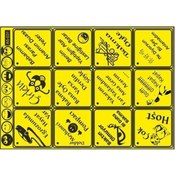 Resim A5 Sticker 043 Tek Paket Çoklu Sticker Çok Renkli 