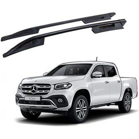 Resim Mercedes X-Class 2015+ Port Bagaj Tavan Çıtası Falcon Siyah 