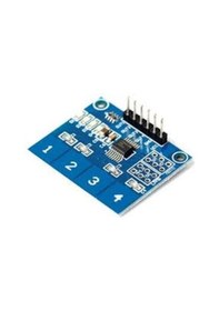 Resim Ttp224 4 Kanal Dijital Dokunmatik Buton Sensör Modülü 