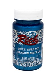 Resim Multi Surface Titanium Metalik Boya 90 Cc Bodrum Mavi 2566 Bodrum Mavi 