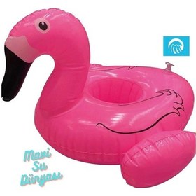 Resim Şişme Deniz Bardaklık, Havuz Bardaklık Flamingo 