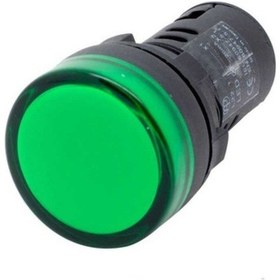 Resim J8-220-y / Metal Led Sinyal 220v Yeşil Diğer 