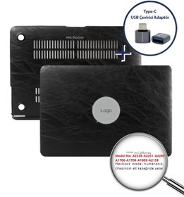 Resim Mcstorey Macbook Pro Kılıf 13inç M1 M2 Çip Deri Kaplama A1706 A1708 A1989 A2159 A2251 A2289 A2338 Uyumlu Leat 