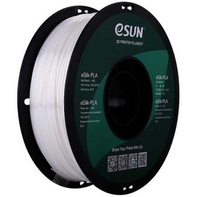 Resim Esun Esilk 1.75Mm Parlak Yüzeyli Beyaz Filament - White 