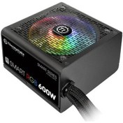 Resim Smart 600W 80+ 12cm RGB Led Fanlı PSU (PS-SPR-0600NHSAWE-1) Thermaltake