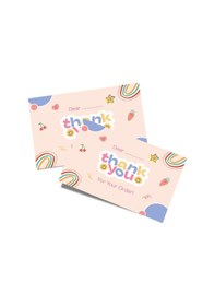 Resim Teşekkür Kartı Tasarım 4 6x9 - 50 Adet 