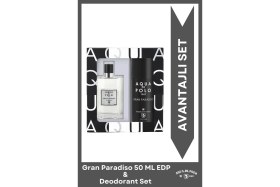 Resim Aqua Di Polo 1987 Gran Paradiso EDP Erkek Parfüm & Deodorant Seti | Narenciye, Odunsu | Deniz, Defne, Meşe 