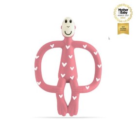 Resim Matchstick Monkey Silikon Diş Kaşıyıcı Monkey Heart 