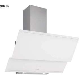 Resim Silverline Luno 3420 Davlumbaz Beyaz 90CM Dokunmatik+Kumandalı 
