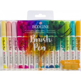 Resim Talens Ecoline Brush Pen 30Lu Set 9006 