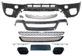 Resim Bmw X5 E70 Lci Ön Tampon Seti 2011 Sonrası Uyumlu 