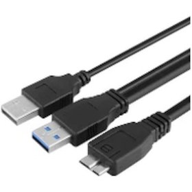 Resim Usb 3.0 Harici Harddisk Kablosu Usb 3.0 Y Kablo 
