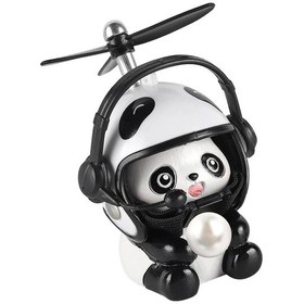 Resim Suntek Magideal Bisiklet Gidon Montaj Bebek Pervaneli Elektrikli Araba Panda Bebek Süsleri Yapıştır 