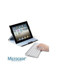 Resim Microcase Bluetooth Kablosuz Mac Apple Uyumlu iPhone iPad Klavye -Al2733 Beyaz 