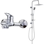 Resim Arçe Beyazsu Banyo Bataryası Banyo Tepe Duş Takımı 2 Li Set 