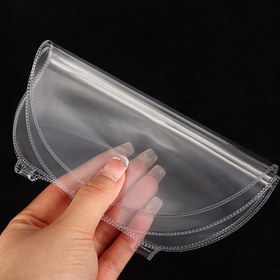 Resim 1 adet Şeffaf Çift Taraflı Masa Tenisi Raketi Koruyucu Film, Ping Pong Sopa Koruyucu, Yüksek İndeksli Plastik Paddle Aksesuarı, 16.21*16.21 cm 