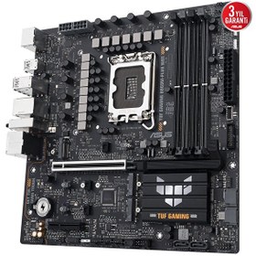 Resim Asus TUF Gaming B860M-PLUS Intel B860 LGA1851 DDR5 8800 DP HDMI Type-C 3x M2 USB3.2 Gen 2x2 Aura RGB 2.5Gbit LAN mATX 12+1+2+1 Güç 