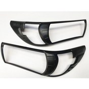 Resim Toyota Uyumlu - Hılux Revo Far Çerçeve Kaplama / Siyah 2016-2020 
