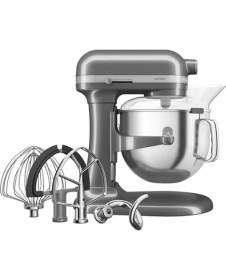 Resim AyrStore Artisan Kaldırılabilir Kaseli Stand Mikser, Medallion Silver, 6,6 L 