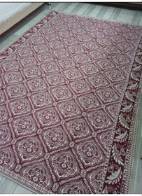 Resim Savan Dokuma Halı Örtüsü 4m² 170 240 Kale Bordo4 Bordo 
