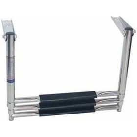 Resim 3 Basamaklı Geniş Teleskopik Merdiven 316 Kalite 