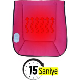 Resim Yoldaş Jel Isıtmalı Oto Koltuk Minderi - Oto Koltuk Isıtıcı - Isıtmalı Minder - 15 Saniyede 50 Derece Koltuk Isıtma Minderi 
