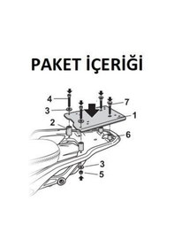 Resim Moto Guzzi V85 Tt / V85 Tt Travel Arka Çanta Demiri Shad M0vt84st Siyah 