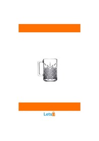 Resim 6'lı Kulplu Şık Kristal Meşrubat Bardağı Seti Çok Renkli 