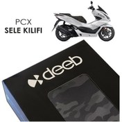 Resim Deeb Honda Pcx Kamuflaj Sele Kılıfı Örtüsü Siyah Kamuflaj (507209541) 