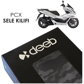 Resim Deeb Honda Pcx Kamuflaj Sele Kılıfı Örtüsü Siyah Kamuflaj (507209541) 