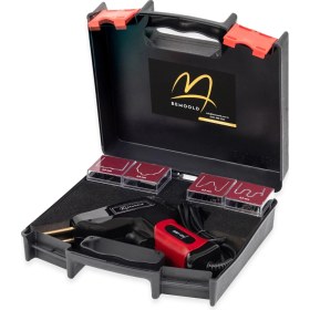 Resim Bemoold 100 W Sıcak Zımba Plastik Tamir Seti-200 Adet Tel Zımba Dahil Siyah-Kırmızı 