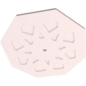 Resim MOTİFPİYER Lamba Tavan Göbeği-Sekizgen-02-56cm-2 Adet 