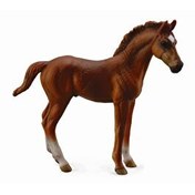 Resim Collecta Safkan Tay Ayakta Kestane Rengi 