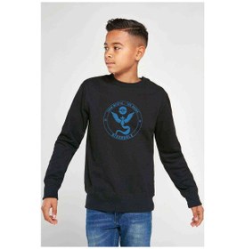 Resim Riverdale Team Mystic Pokemon Go Baskılı Unisex Çocuk Siyah Swea 