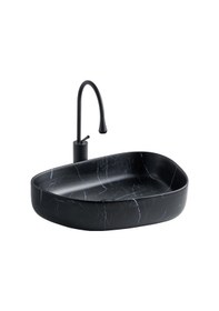 Resim Lena E-2107SM Tezgahüstü Lavabo Siyah 