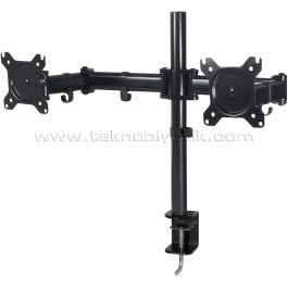 Resim Arctic Z2 Basic 17"-32" Çift Monitör Destekli Çelik Alüminyum Alışımlı Monitör Kolu (AR-AEMNT00040A) 