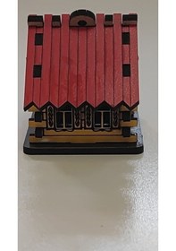 Resim Minyatür Ev Ahşap 