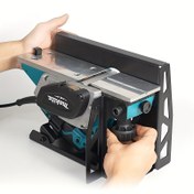 Resim Ahşap İşleme El Planörü Standı, Metal Ters Masa Planörü Standı, Taşınabilir Ahşap Planör Tabanı, Ev Dekorasyonu için Uygun, Ahşap İşleme Araçları, Manuel İşletim, Elektrik Gerektirmez 